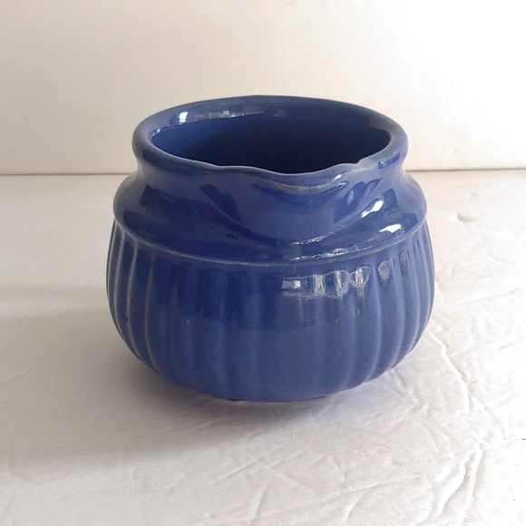 VNTG. Cobalt blue creamer with USA stamp. - Picture 3 of 6